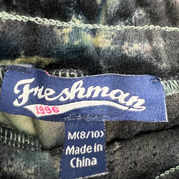 Freshman Kids' Plush Stretch Velvet Tie Dye Shorts In Sea Moss Size M (8/10) NWT - Picture 8 of 8